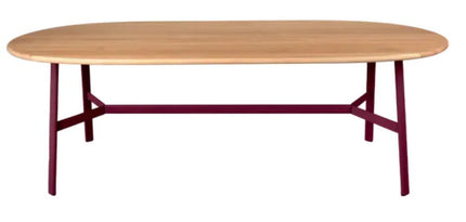 SO'O Oval 220 x 95 Oak Table 8 Seater - hospitality