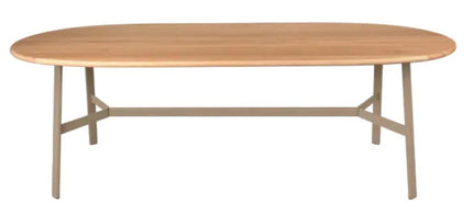 SO'O Oval 220 x 95 Oak Table 8 Seater - hospitality