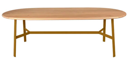 SO'O Oval 220 x 95 Oak Table 8 Seater - hospitality