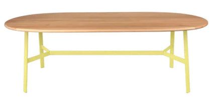 SO'O Oval 220 x 95 Oak Table 8 Seater - hospitality
