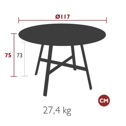 SO'O Oval Oak Ø117 - hospitality