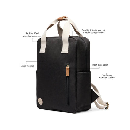 Sortin RCS Backpack Crafted in Recycled Polyester - hospitality