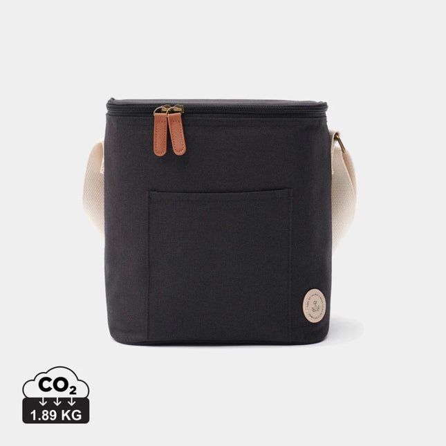 Sortino Cooler Bag in Melange Fabric With PU Trim Signature Collection Craftsmanship - hospitality