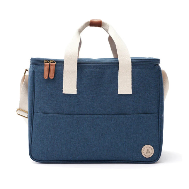 Sortino Cooler Basket From The Sortino Collection In Melange Fabric With PU Accents And Premium PEVA Lining With Lid - hospitality