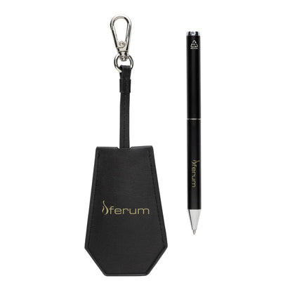 SP Tula RCS certified recycled PU key holder and pen set - hospitality