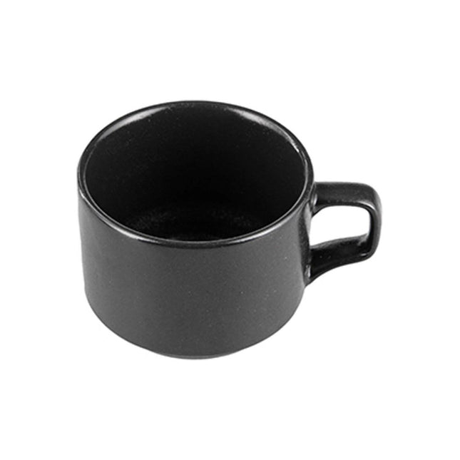 Stackable Cup Coal, 200ml – coffee and tea cup for hotels & restaurants, Ireland