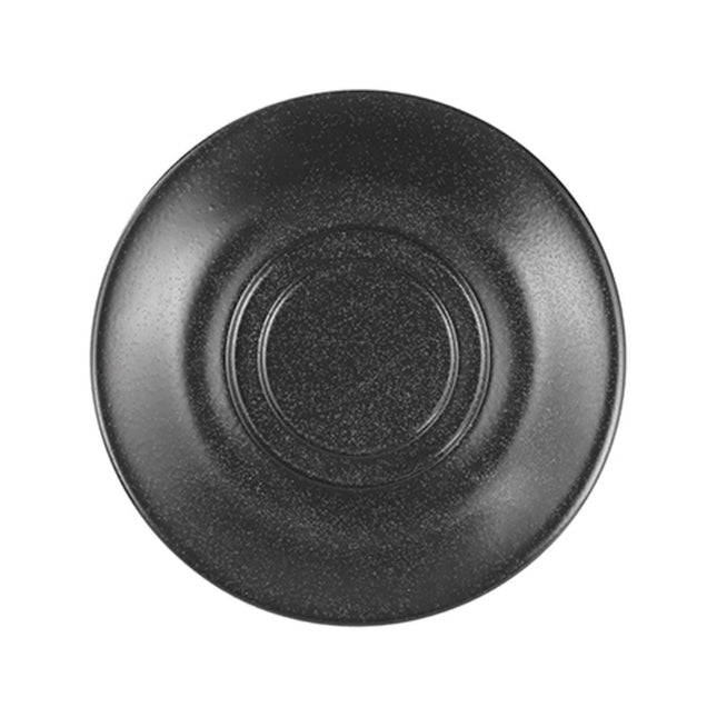 Stackable Cup Saucer Coal, 150mm – cup saucer for hotels & restaurants, Ireland