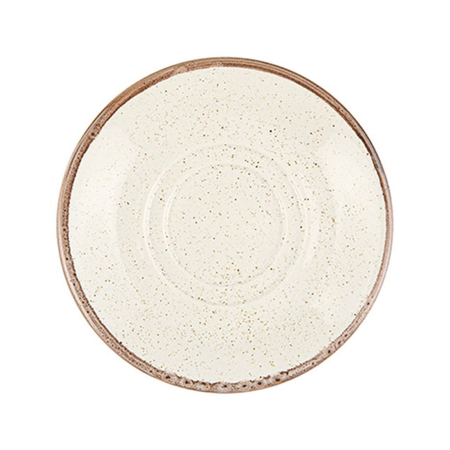 Stackable Cup Saucer Sand, 150mm – cup saucer for hotels & restaurants, Ireland