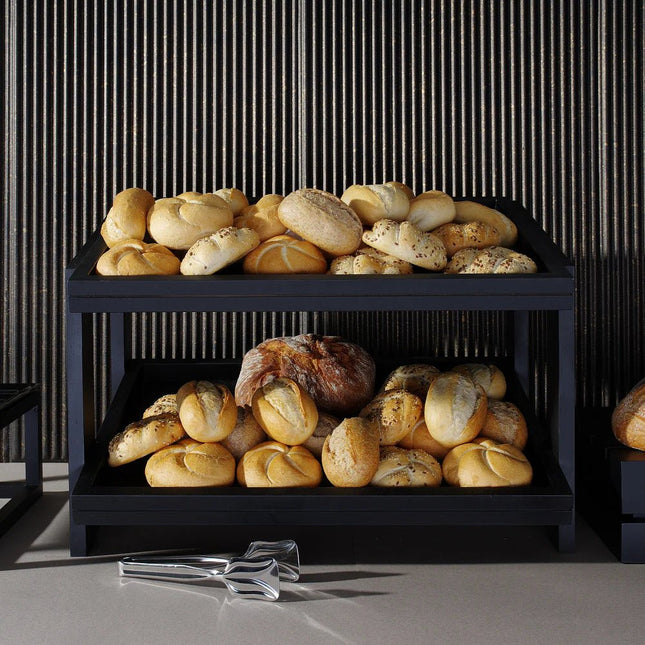 Stand (2-level) Madeira Black 574x323x441 mm - hospitality