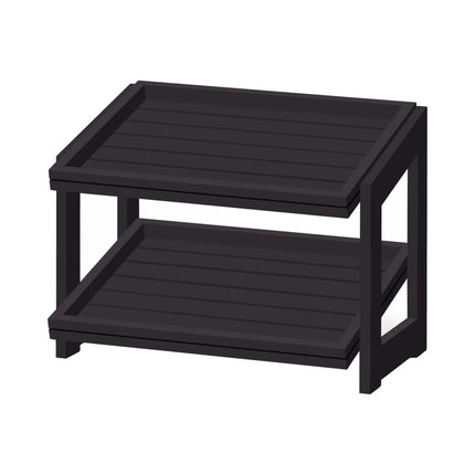 Stand (2-level) Madeira Black 574x323x441 mm - hospitality
