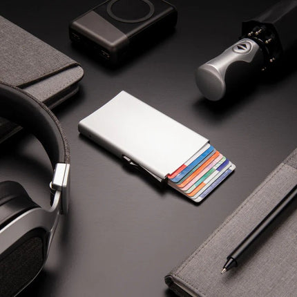 Standard aluminium RFID cardholder - hospitality