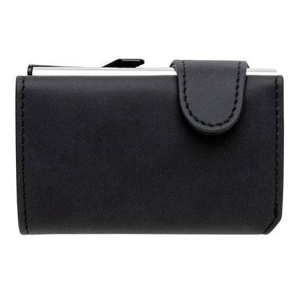 Standard aluminium RFID cardholder with PU wallet - hospitality