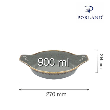 Stone baking dish, 270mm - hospitality