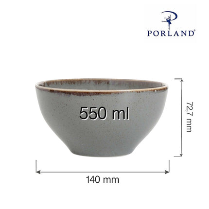 Stone bowl, 140x140mm - hospitality