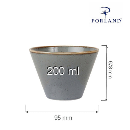 Stone conical bowl, 120mm - hospitality