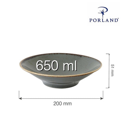 Stone deep plate, 200x(H)51mm - hospitality