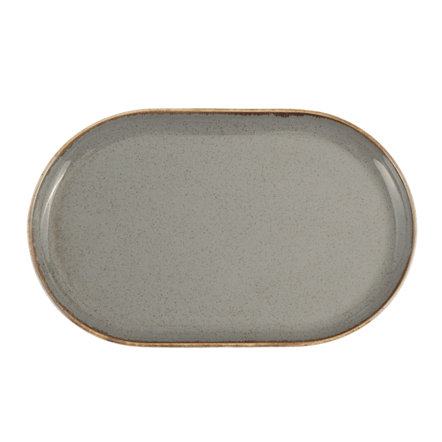 Stone oval dish, 320x200mm – platter for hotels & restaurants, Ireland
