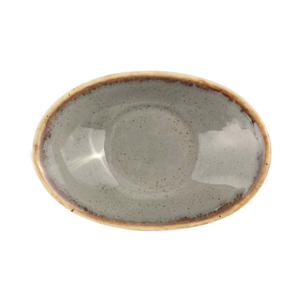 Stone oval mini dish, 110mm - CWDH
