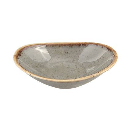 Stone oval mini dish, 110mm - CWDH