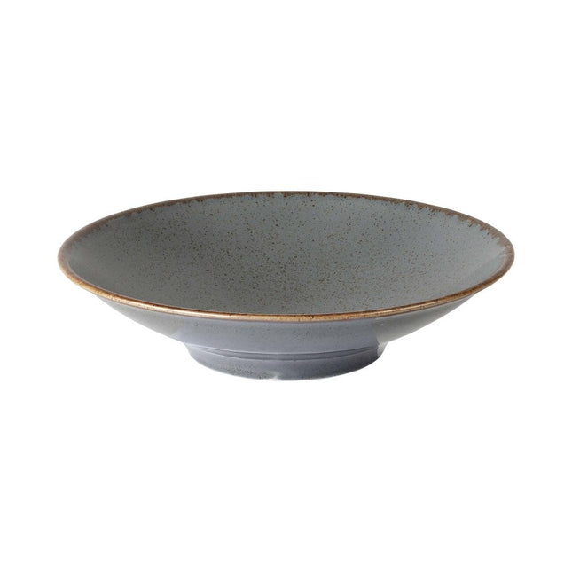 Stone plate on foot , 260x(H)62mm - hospitality