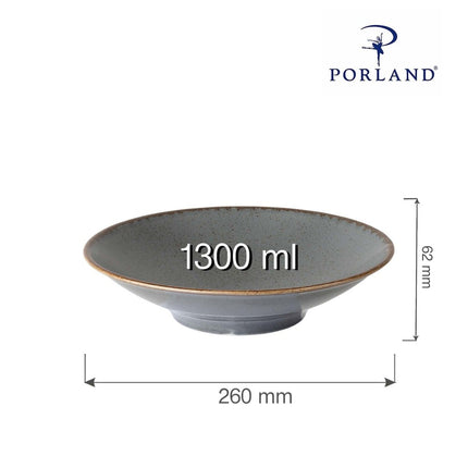 Stone plate on foot , 260x(H)62mm - hospitality