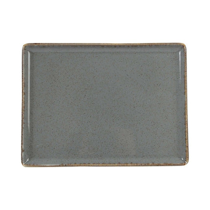 Stone rectangular tray, 350x260mm - hospitality