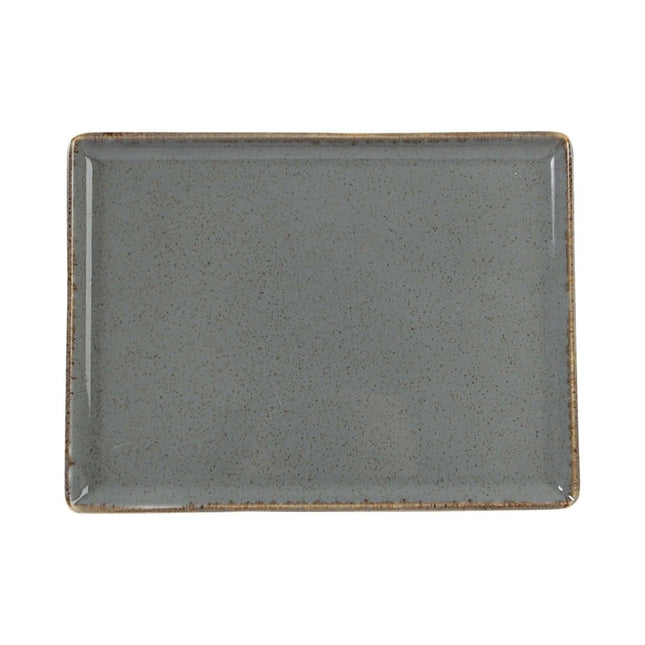 Stone rectangular tray, 350x260mm - hospitality