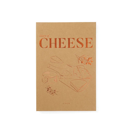 Story Of Cheese Collection In Acacia Wood Box With Stainless Steel Cheese Knives - hospitality