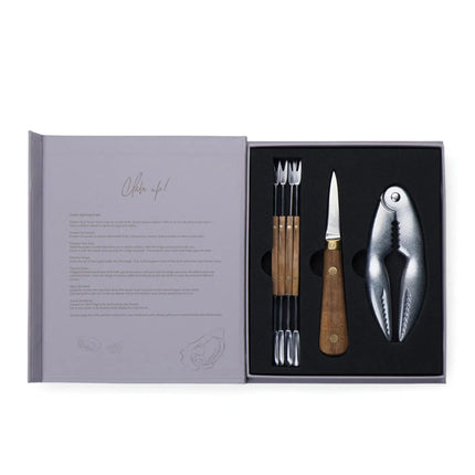 Story Of Seafood Polished Stainless Set In FSC Gift Box - hospitality