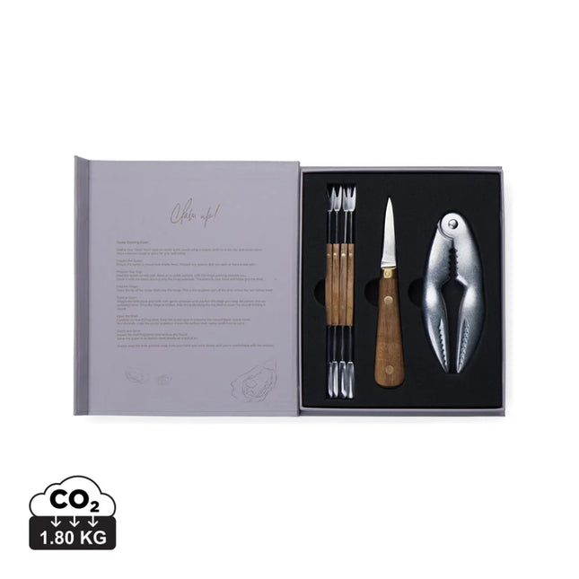 Story Of Seafood Polished Stainless Set In FSC Gift Box - hospitality