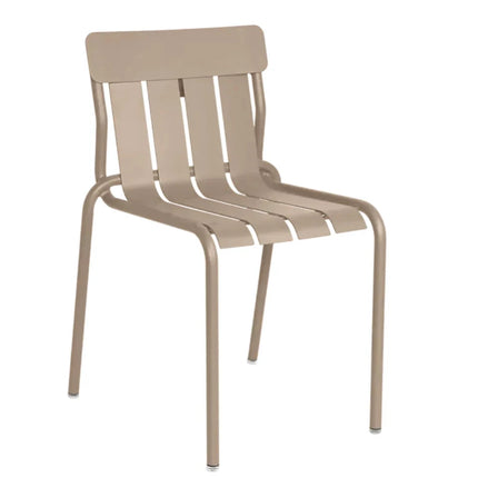 Stripe Chair Stackable Outdoor Dining - hospitality