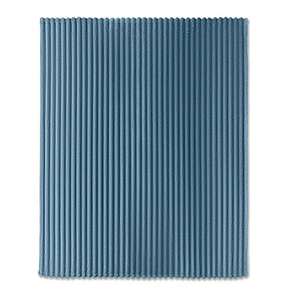 Striped Recycled Fleece Throw 450gsm – 130 × 170 cm - CWDH