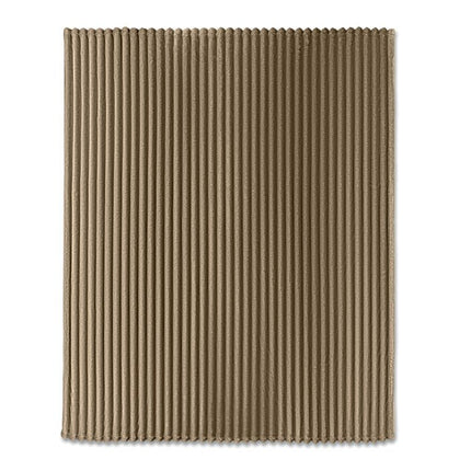 Striped Recycled Fleece Throw 450gsm – 130 × 170 cm - CWDH