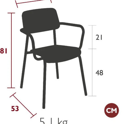 Studie Armchair Stackable Contract Dining Chair - hospitality