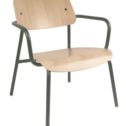Studie Oak Lounge Armchair - hospitality