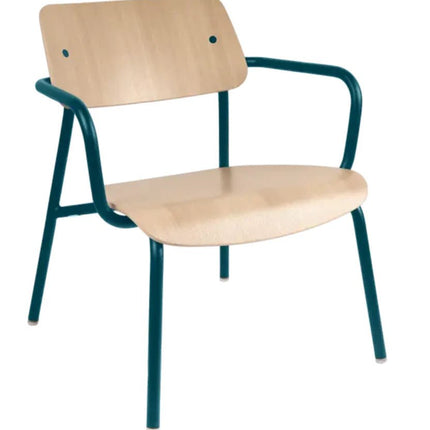 Studie Oak Lounge Armchair - hospitality