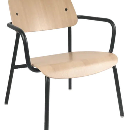 Studie Oak Lounge Armchair - hospitality