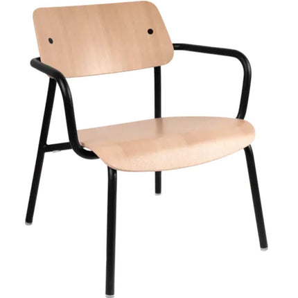 Studie Oak Lounge Armchair - hospitality