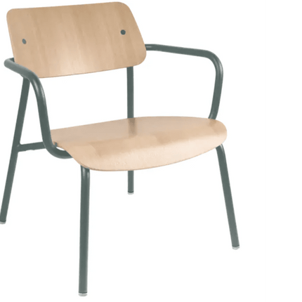 Studie Oak Lounge Armchair - hospitality