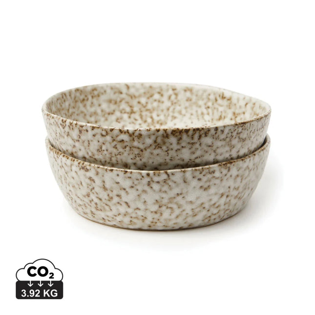 Studio Stoneware Duo Hand Glazed Bowls Heritage Collection - hospitality