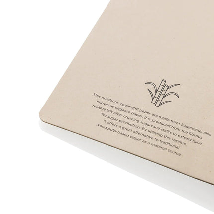 Stylo Sugarcane paper A5 Notebook - hospitality