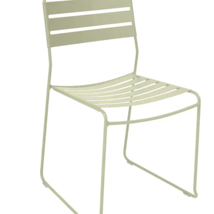 Clay grey Fermob Surprising outdoor chair with a modern design