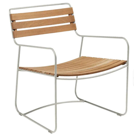 Surprising Teak Low Armchair - hospitality