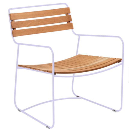 Surprising Teak Low Armchair - hospitality