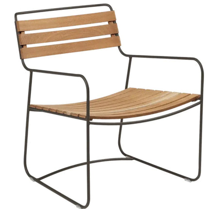 Surprising Teak Low Armchair - hospitality