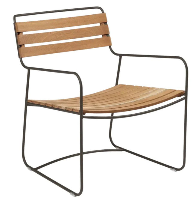 Surprising Teak Low Armchair - hospitality
