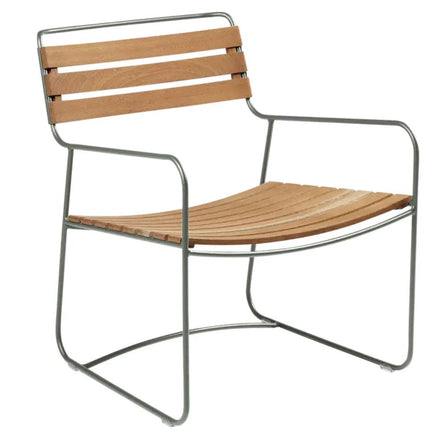 Surprising Teak Low Armchair - hospitality