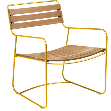 Surprising Teak Low Armchair - hospitality