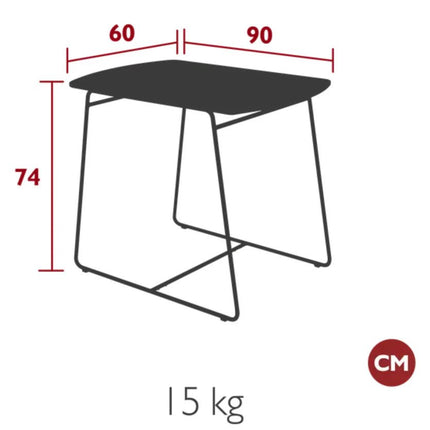 Surprising Teak Table 90 x 60cm - hospitality