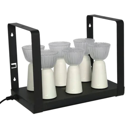 SWIING Lamps Set of 6 Rechargeable with Charging Tray - hospitality